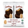 Justins, Peanut Butter Cups Dark Chocolate Box Organic, 1.4 Ounce,