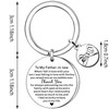 AMZQ Father in Law Gifts Father in Law Keyring Birthday
