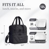 Lunch Box for Women 12L Double Deck Insulated Lunch Bag