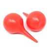 Honbay 2PCS 90ml Laboratory Tool Red Rubber Bulb Syringe