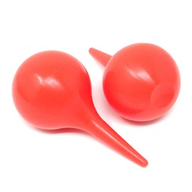 Honbay 2PCS 90ml Laboratory Tool Red Rubber Bulb Syringe