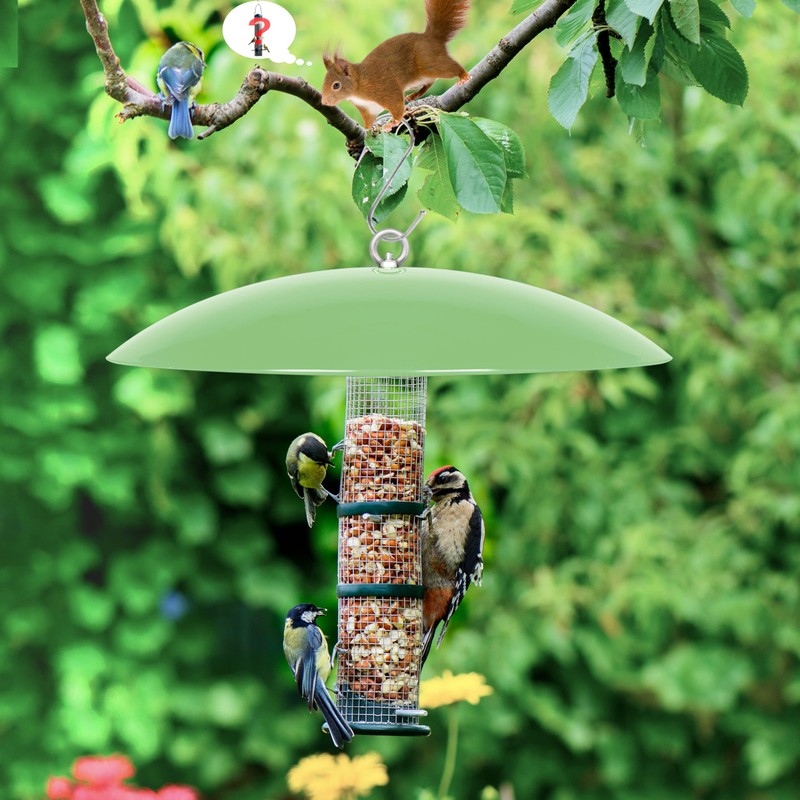 andergi 13" Bird Feeder Rain Guard, Hummingbird Feeders Shade Dome