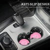 MEAJOO 2PCS Bling Crystal Rhinestone Cup Holder Coaster – 2.75