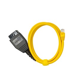 Yunova ENET OBD2 Coding Cable - F/G-Chassis Diagnostic Adapter with ESYS/ISTA Compatibility, Ethernet-to-OBDII Plug & Play for CAN/LIN Protocol Vehicles, 1M Shielded Programming Cable