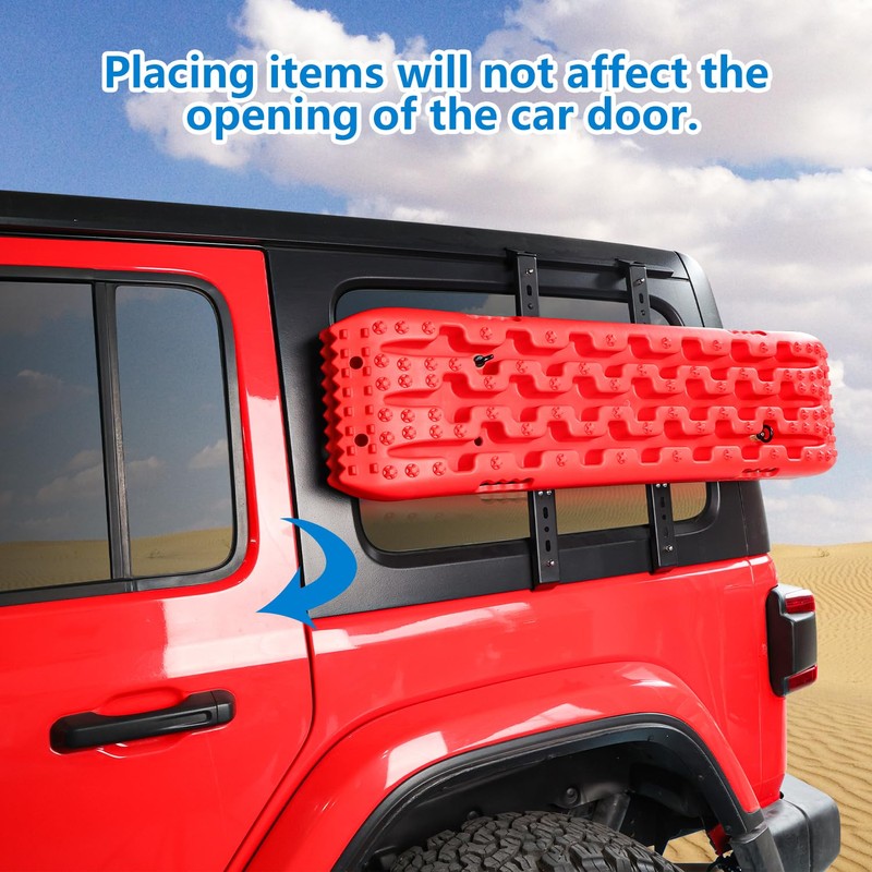 Rear Window Storage Molle Panel Kit for Jeep Wrangler JL