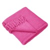 Drift Home - Pink Throw with Tassel (180 x 130cm)