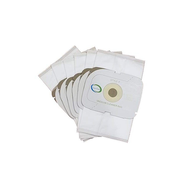 6 Replacement Style P HEPA Vacuum Bags. Compatible with Aerus