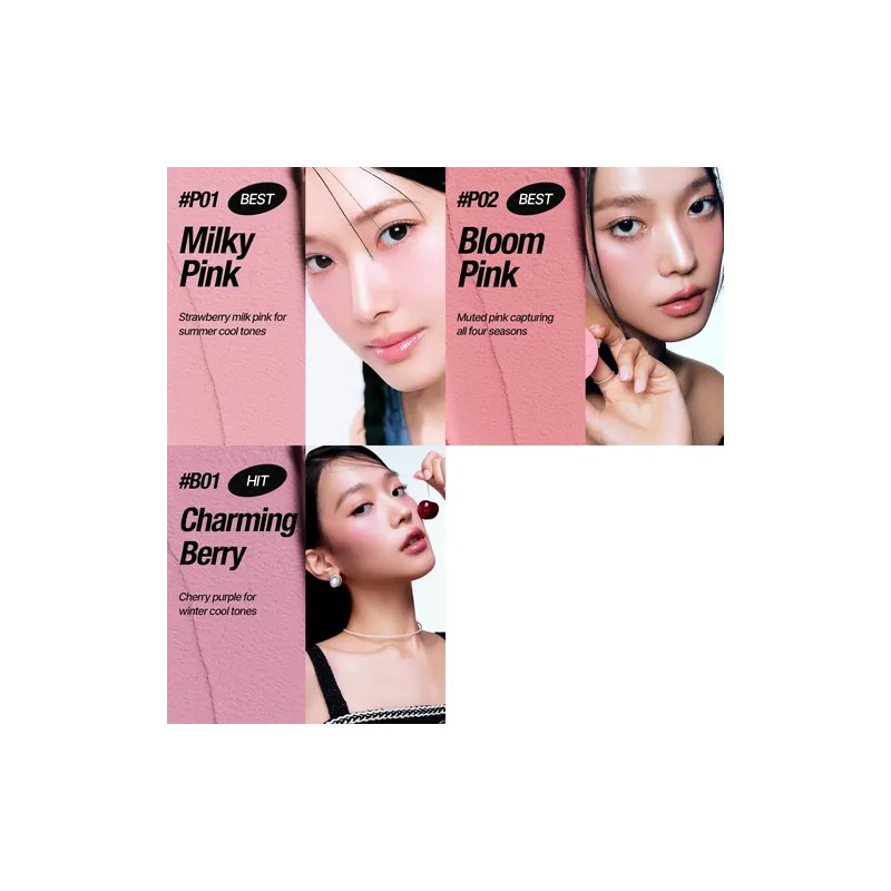 Tfit Fluffy Velvet Cushion Blush Toque Suave