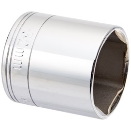 SK Professional Tools 48232 1/2 in. Drive 6-Point Metric Standard Chrome Socket – 32mm, Cold Forged Steel Socket with SuperKrome Finish, Made in USA