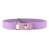 Ladeheid P15G Girls' Elastic Belt 1-6 Years 34-65 cm, Purple/Heart