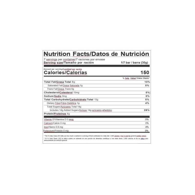 El Almendro Turron Traditional Marzipan with Egg Yolk - Yema