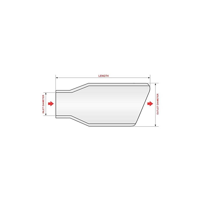 Diamond Eye - TIP 4in-5inX16in VENTED/INTERCOOLER ROLLED-ANGLE SLOTTED POLISHED SS