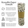 Toallas de papel reutilizables, lavables, paquete de 20, toallas de