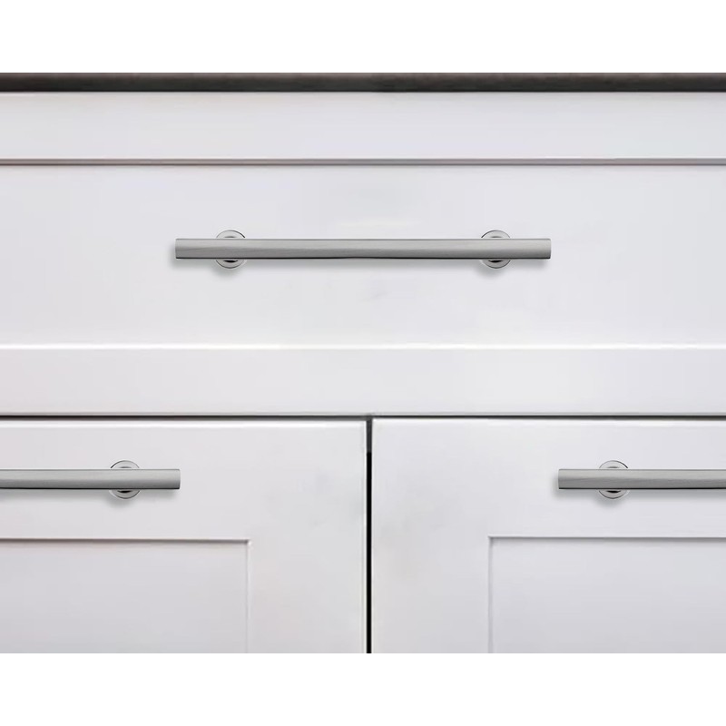 khtumeware 10 Pack 3 Inch(76mm) Brushed Satin Nickel Cabinet Pulls