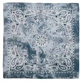 Zac's Alter Ego Acid Wash Tie Dye Paisley Retro Vintage Style Cowboy Bandana/Face Mask/Durag