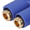 10 Set EC8 Plug 8mm Brass Gold Plated Male Female