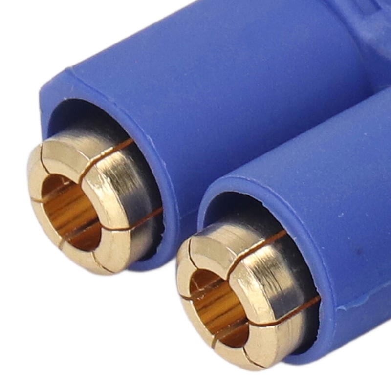 10 Set EC8 Plug 8mm Brass Gold Plated Male Female