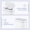ELPHECO Bathroom Motion Sensor Bin 7.5 Litre Automatic Bin, 8L