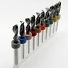 Ten Size Solid Carbide Drill Bit Set 4.50mm - 4.85mm