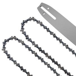 10 Inch Chainsaw bar and Chain, Replacement Chainsaw Chain For Sun Joe SWJ803E SWJ807E Pole Chain Saw, Blade For WORX WG309, For Greenworks 20362, For BLACK+DECKER PP610 Electric Chainsaw