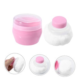 FOMIYES 4 Sets Baby Body Talcum Powder Puff Portable Gentle for Kids Plush Adorable Design Ideal for Baby Shower Decorations