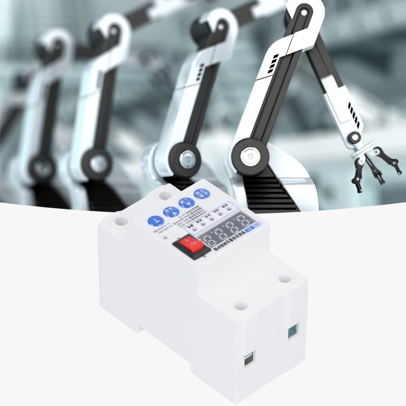 Leakage Circuit Breaker Intelligent Automatic Reclosing Protector Switch 45mm Width