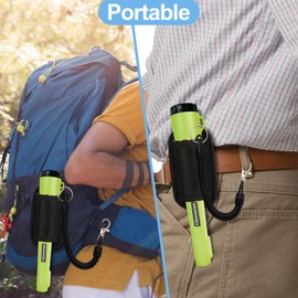 Metal Detector, Metal Detector Pinpointer for Metal Search, Treasure Hunt, 360° Search for Gold Treasures with Belt, Holster, LED, Waterproof Tool Accessories for Adults and Children (Light Green)