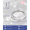 Xespis Hose Clamps 304 Stainless Steel, 10 m Hole Tape