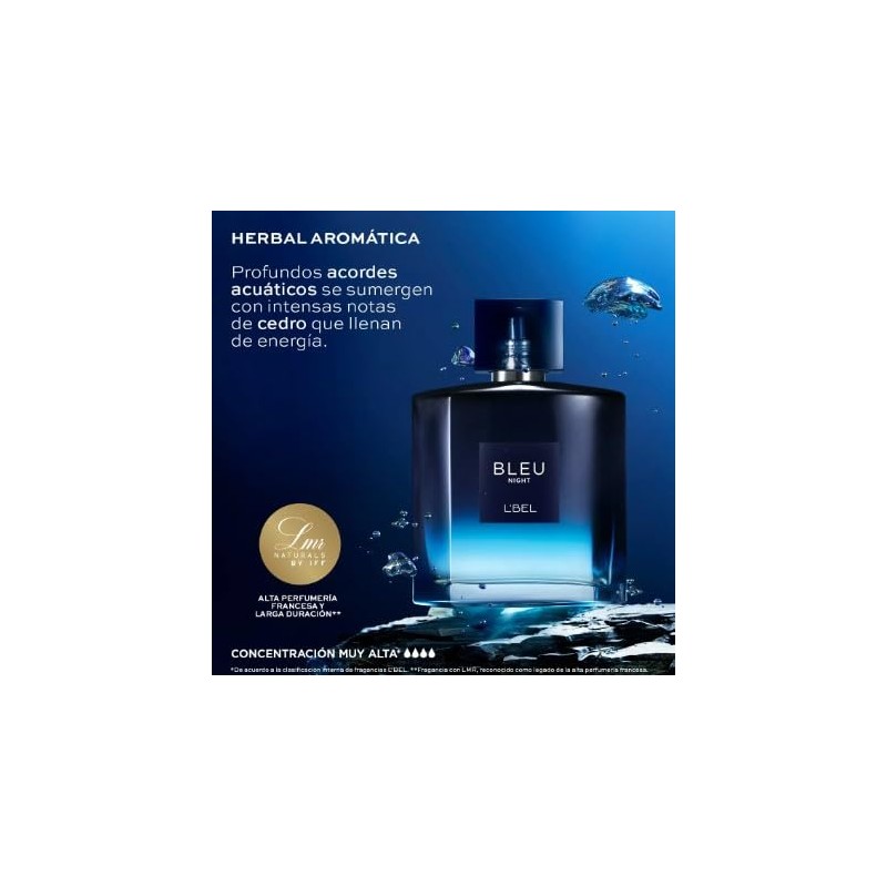 L'Bel Bleu Duo Set: Bleu Intense and Bleu Night Parfum/Perfume