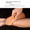 No Brand Carbonized Wooden Gua sha Massage Scraping Scraper Pressure