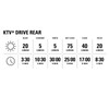 LEZYNE KTV+ Drive 75 Lumens Compact Rear Bike Light