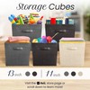 Reli. 11 Inch Cube Storage Bins (8 Pack) | Cube