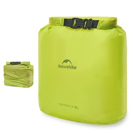 windhike Naturehike Ultralight Dry Bags with Vacuum Air Valve - Waterproof Roll-Top Sack for Compression Storage, Small Waterproof Bag for Backpacking, Kayak Float Bags, Rafting Boating (Yellow - 8L)