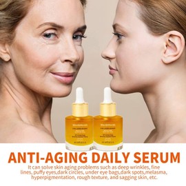 Pedia Advanced Collagen Boost Anti-Ageing Serum, 2 Pieces, Deep Anti Wrinkle Essence, Anti-Wrinkle Serum with Hyaluronic Acid & Vitamin C, Brightening Skin for All Skin Types