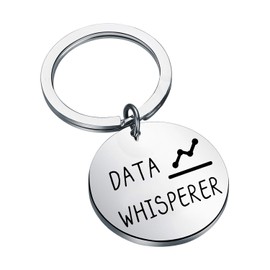 CHOORO Data Analyst Gift Data Science Data Engineer Jewelry Data Scientist Analytics Data Whisperer Keychain
