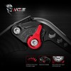 MZS Black Motorcycle Brake Clutch Levers Adjustable Short CNC Compatible