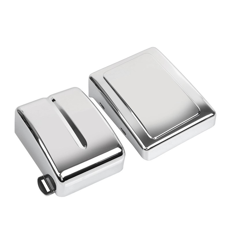 Unbranded Chrome Battery Box Side Cover For Harley Dyna Street