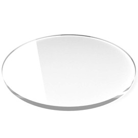 Round Acrylic Blank Disc Plexiglass Lucite Sheet Clear Laser Cut Circle Thickness (14" Diameter, Thickness 1/8 inch)