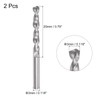 sourcing map Solid Carbide Drill Bits, 3mm C2/K20 Tungsten Carbide