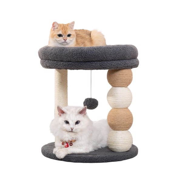 PawPalace Small Cat Tree for Indoor Cats with Large Cozy