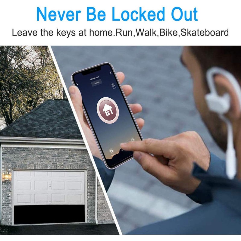 Newgoal Wireless Garage Door Smart Timer Opener Remote Control. Compatible