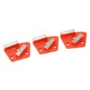 3Pcs Diamond Grinding Shoes Trapezoid Concrete Aggreesive Cutting 2 Long