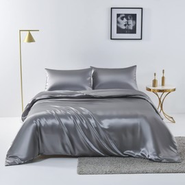 Chanyuan Silk Satin Bed Sheet Set