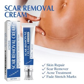Professional Scar Removal Gel – Multi-Type Scar Care for Keloids, C-Section, Surgical & Acne Scars, Gentle and Effective Collagen Treatment