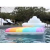 Big Mouth Giant 🌈 Rainbow Pool Lounge With Drink Holders
