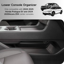 LBNCOBAG Lower Center Console Organizer for 2024 2025 Honda Prologue EV /2024 2025 Acura ZDX Interior Accessories, Under Floor Console Organizer Tray Storage Box