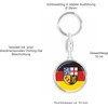 daged Saarland Germany Key Fob Metal Key Ring 3D Effect