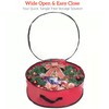 30 inch Christmas Wreath Storage Bag, Waterproof Clear PVC Top,