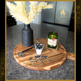 2" White TIP/Black Stick Safety Matches | 100 Count | Color Decorative Wooden Match (2 inches) | Refill for Matchstick Jars, Candle Display, Holders & Bottles | Striker Included