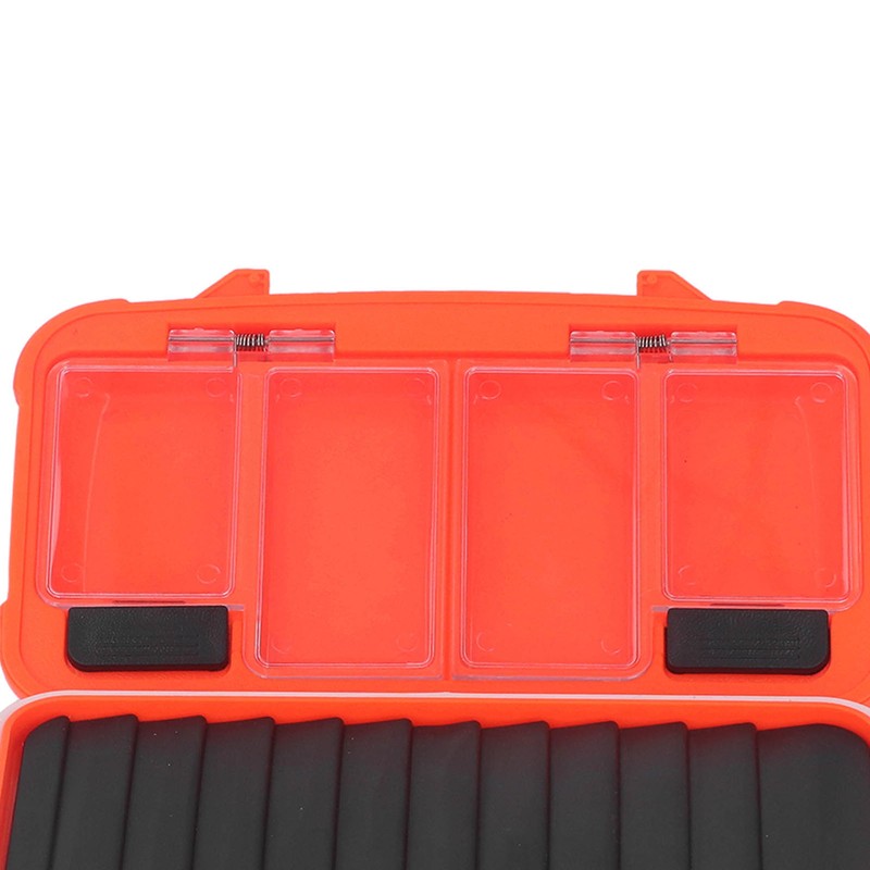 Thickened Multi Functional Fishing Tackle Box Double Opening 4 Sided